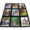 Throw Blanket with 9 Panels 54"x 38"